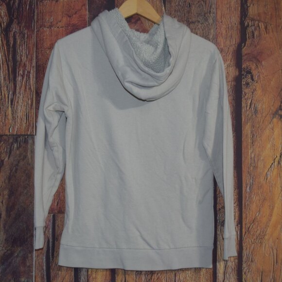 Victoria's Secret LOVE PINK sz XS Solid Clay Sherpa Campus Pullover Hoodie - Picture 4 of 6